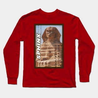 The Majestic Enigma Egyptian's Great Sphinx Long Sleeve T-Shirt